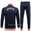 Chaqueta De Entrenamiento Trajes Paris Saint-Germain 2022-23 Azul Rojo - Hombre